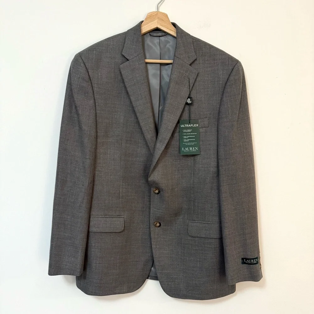 NWT Lauren Ralph Lauren Lexington Ultraflex Blazer Sport Coat $295 MSRP – 42R